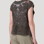 Polera Algodón Orgánico Mujer Kaimana Verde Rockford