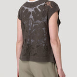 Polera Algodón Orgánico Mujer Kaimana Verde Rockford