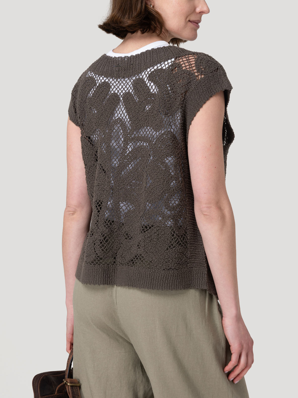 Polera Algodón Orgánico Mujer Kaimana Verde Rockford