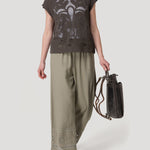 Polera Algodón Orgánico Mujer Kaimana Verde Rockford