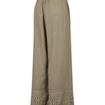 Pantalón Lino Orgánico Mujer Tropia Verde Rockford