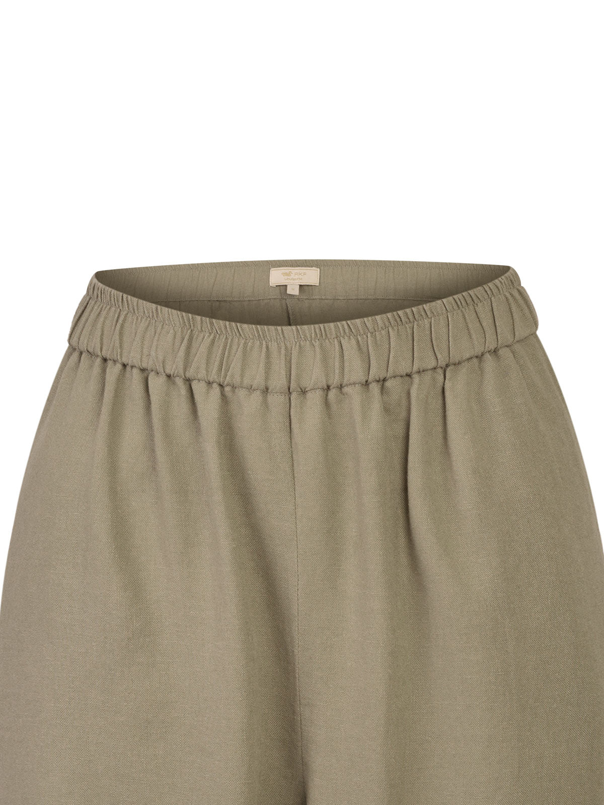Pantalón Lino Orgánico Mujer Tropia Verde Rockford