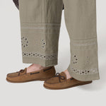 Pantalón Lino Orgánico Mujer Tropia Verde Rockford