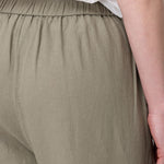 Pantalón Lino Orgánico Mujer Tropia Verde Rockford