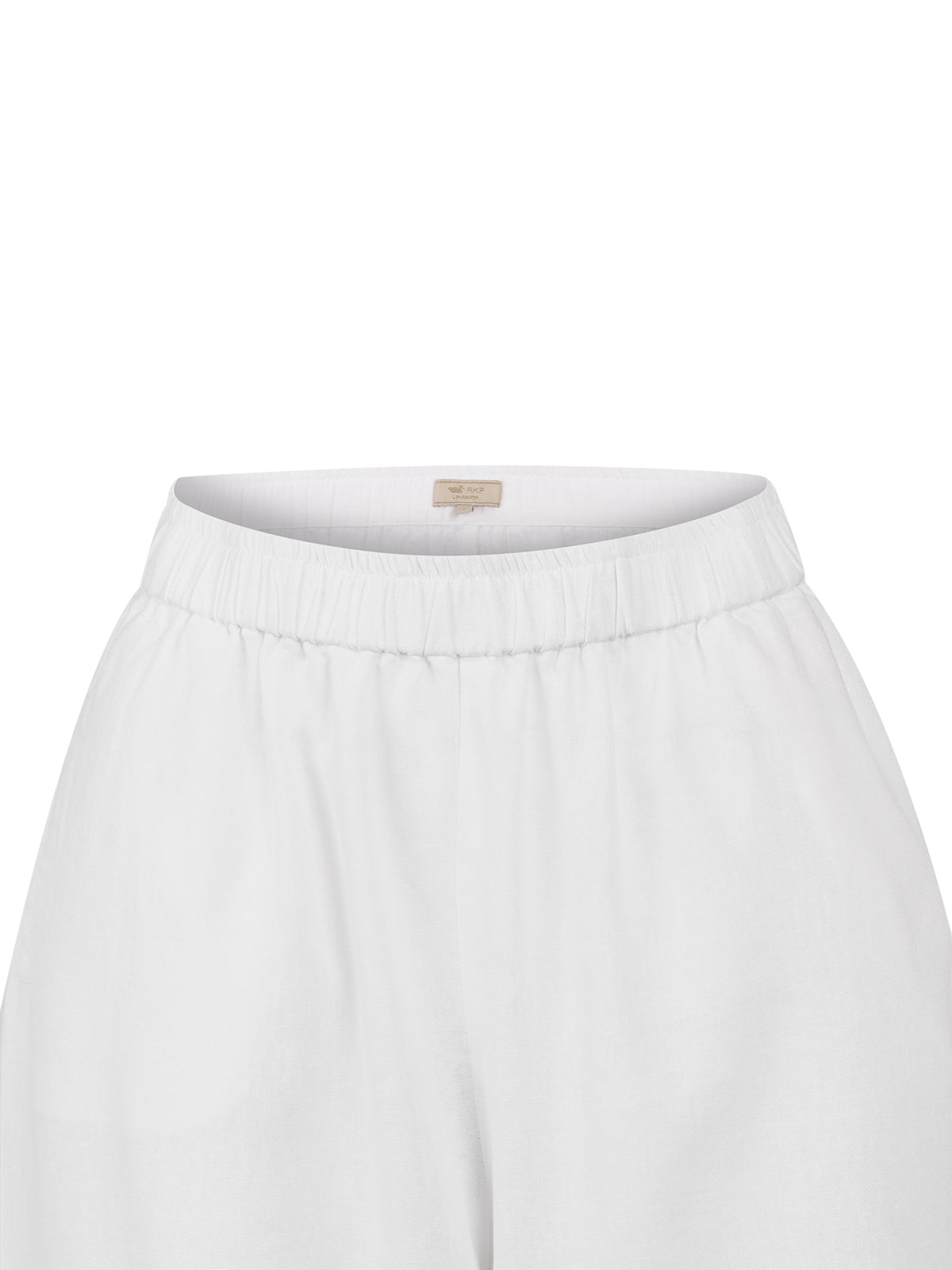 Pantalón Lino Orgánico Mujer Tropia Blanco Rockford