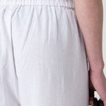 Pantalón Lino Orgánico Mujer Tropia Blanco Rockford