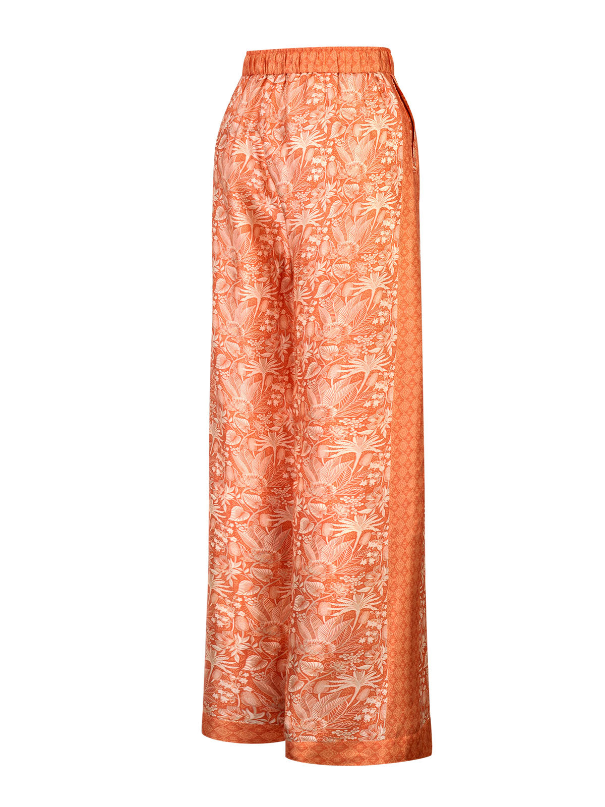 Pantalón Rayón Mujer Lunea Naranjo Rockford