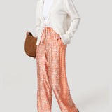 Pantalón Rayón Mujer Lunea Naranjo Rockford