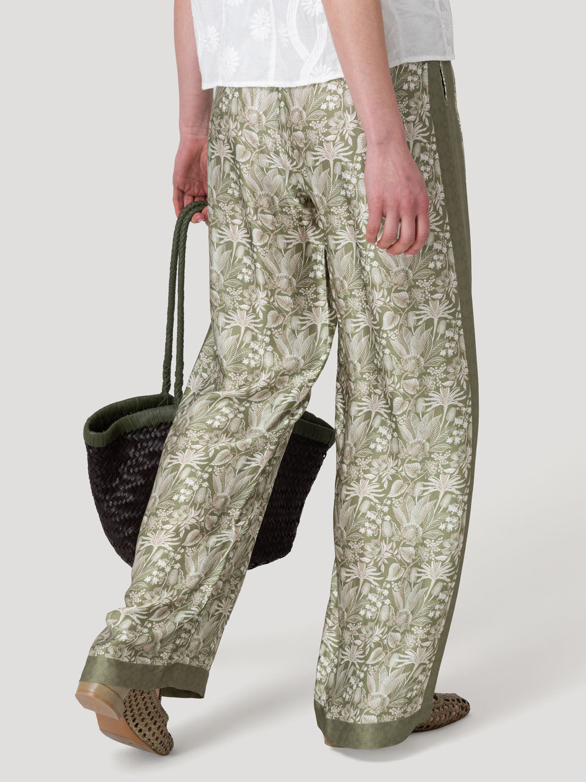 Pantalón Rayón Mujer Lunea Verde Rockford