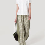 Pantalón Rayón Mujer Lunea Verde Rockford
