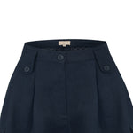 Short Lino Orgánico Mujer Rout Azul Rockford