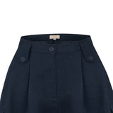 Short Lino Orgánico Mujer Rout Azul Rockford