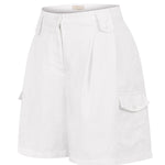 Short Lino Orgánico Mujer Rout Blanco Rockford