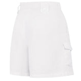Short Lino Orgánico Mujer Rout Blanco Rockford