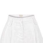 Short Lino Orgánico Mujer Rout Blanco Rockford