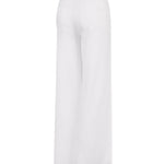 Pantalón Lino Orgánico Mujer Maloys Blanco Rockford