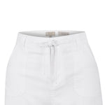 Pantalón Lino Orgánico Mujer Maloys Blanco Rockford