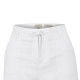 Pantalón Lino Orgánico Mujer Maloys Blanco Rockford