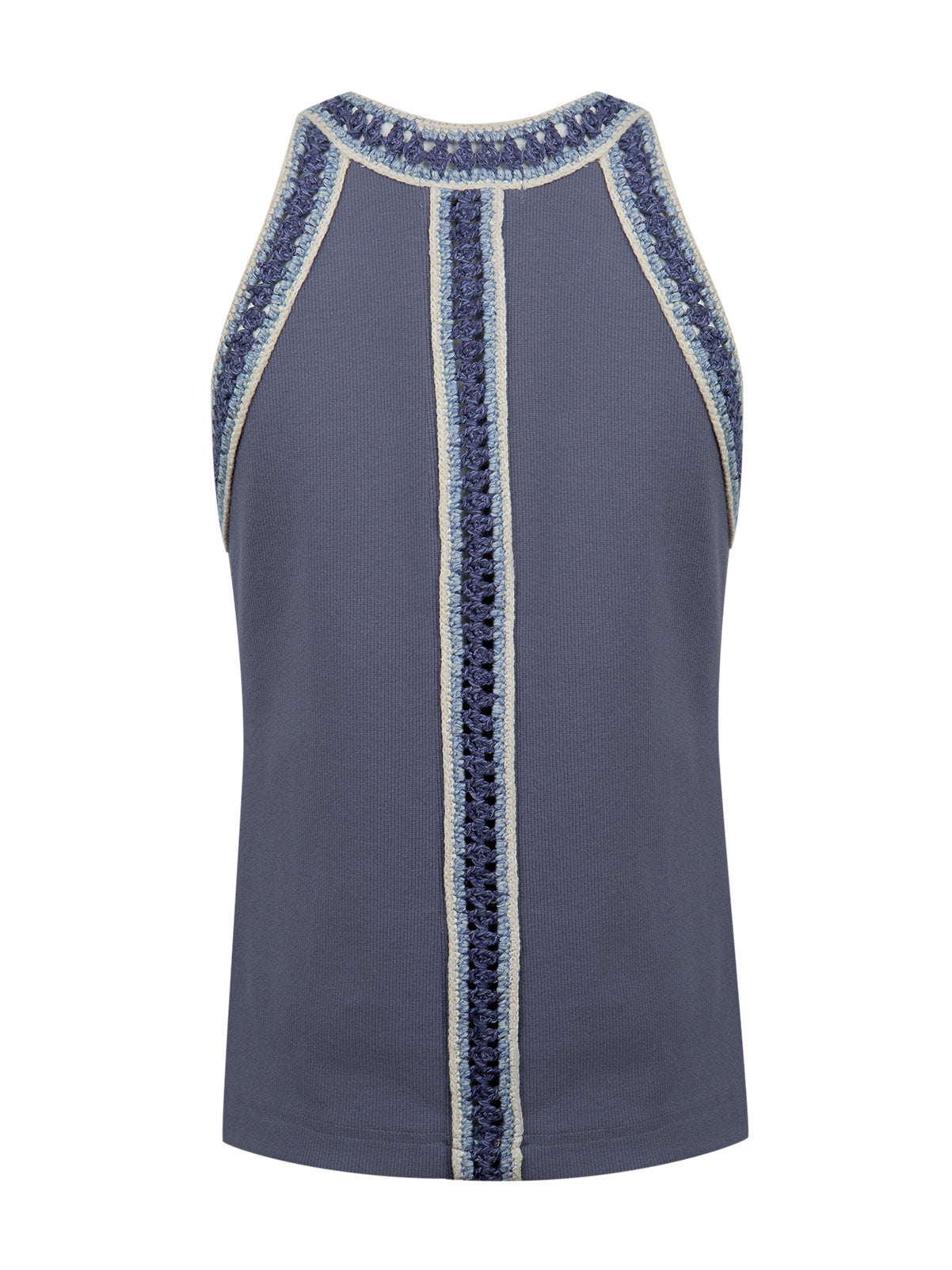 Polera Algodón Orgánico Mujer Tavira Azul Rockford