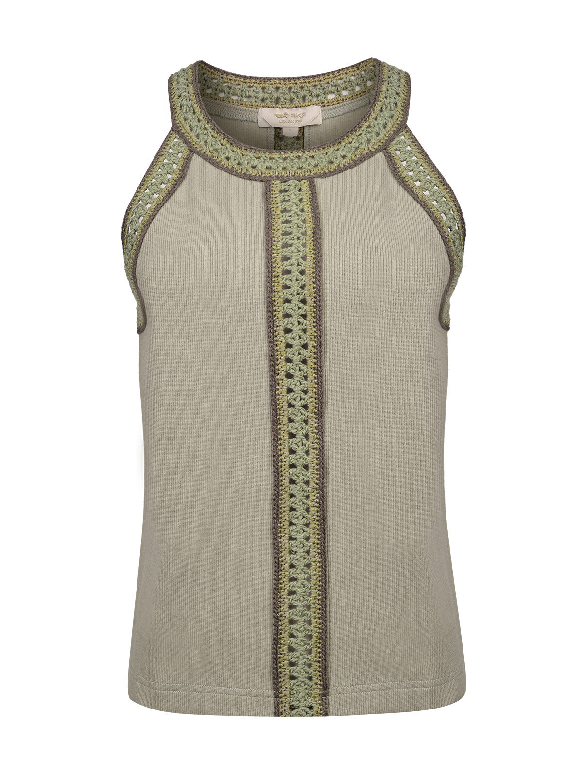 Polera Algodón Orgánico Mujer Tavira Verde Rockford