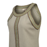 Polera Algodón Orgánico Mujer Tavira Verde Rockford