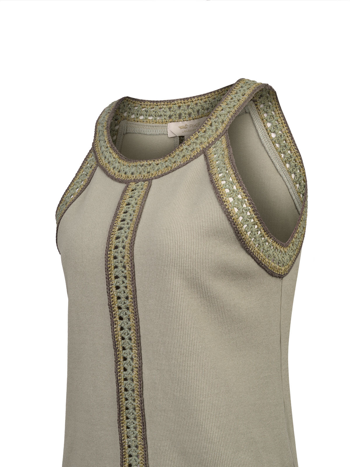 Polera Algodón Orgánico Mujer Tavira Verde Rockford