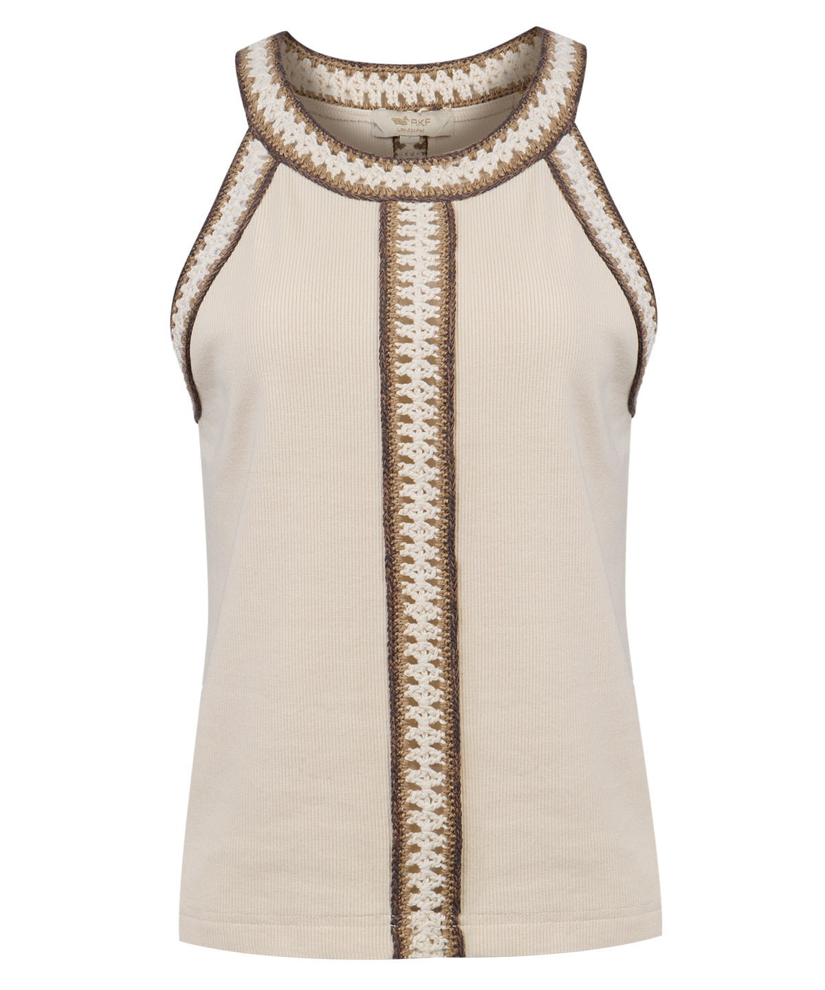 Polera Algodón Orgánico Mujer Tavira Beige Rockford