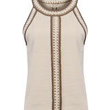 Polera Algodón Orgánico Mujer Tavira Beige Rockford