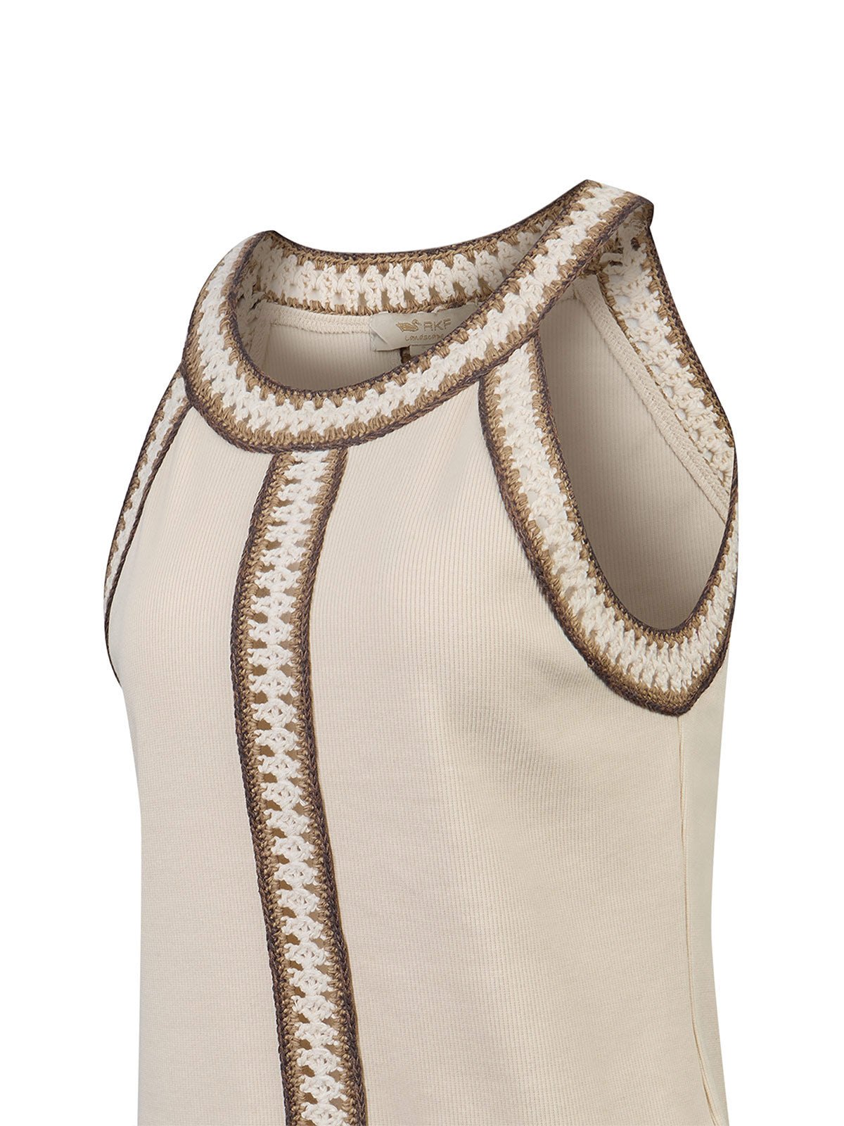 Polera Algodón Orgánico Mujer Tavira Beige Rockford