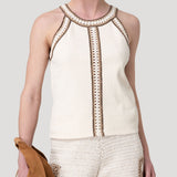Polera Algodón Orgánico Mujer Tavira Beige Rockford