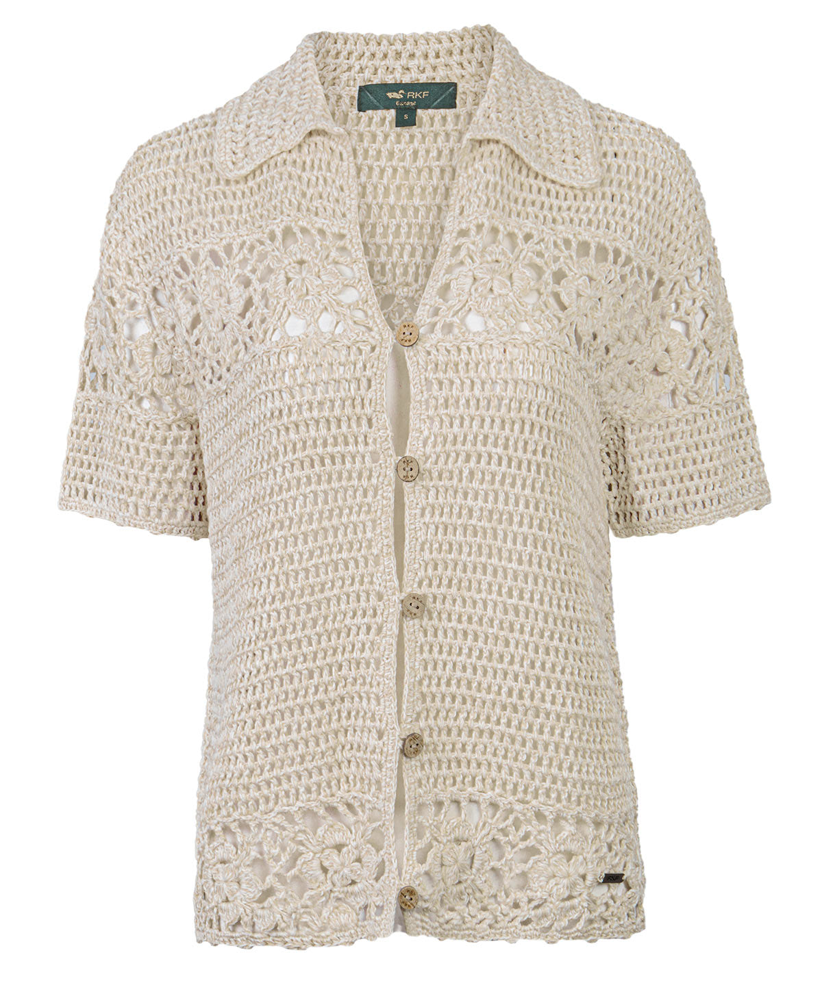 Sweater Algodón Orgánico Mujer Crova Beige Rockford