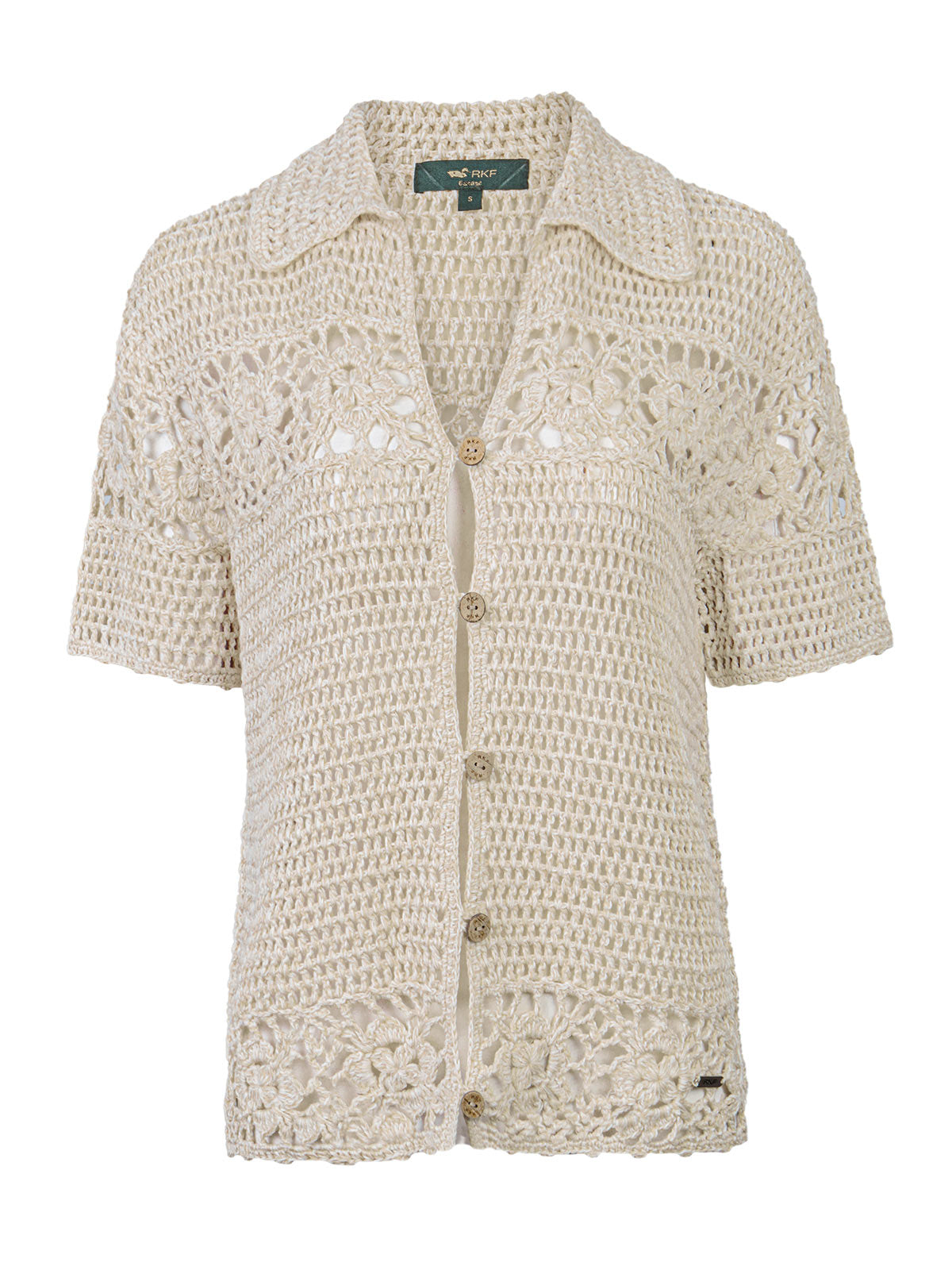 Sweater Algodón Orgánico Mujer Crova Beige Rockford