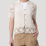 Sweater Algodón Orgánico Mujer Crova Beige Rockford