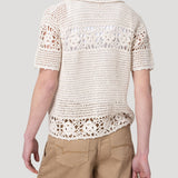 Sweater Algodón Orgánico Mujer Crova Beige Rockford