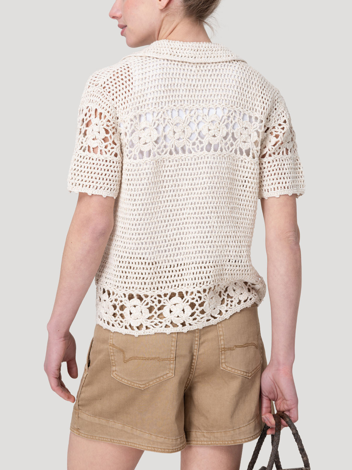 Sweater Algodón Orgánico Mujer Crova Beige Rockford