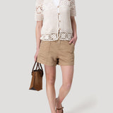 Sweater Algodón Orgánico Mujer Crova Beige Rockford