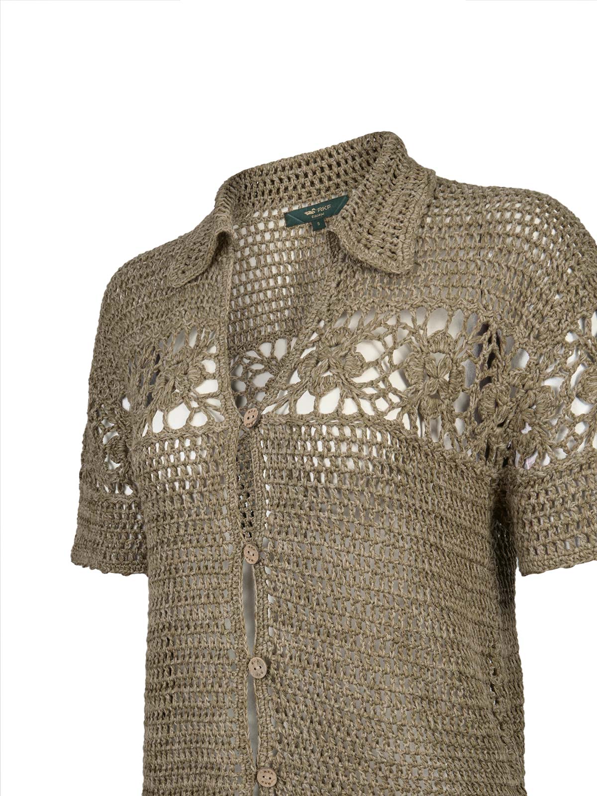 Sweater Algodón Orgánico Mujer Crova Verde Rockford