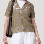 Sweater Algodón Orgánico Mujer Crova Verde Rockford