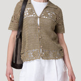 Sweater Algodón Orgánico Mujer Crova Verde Rockford