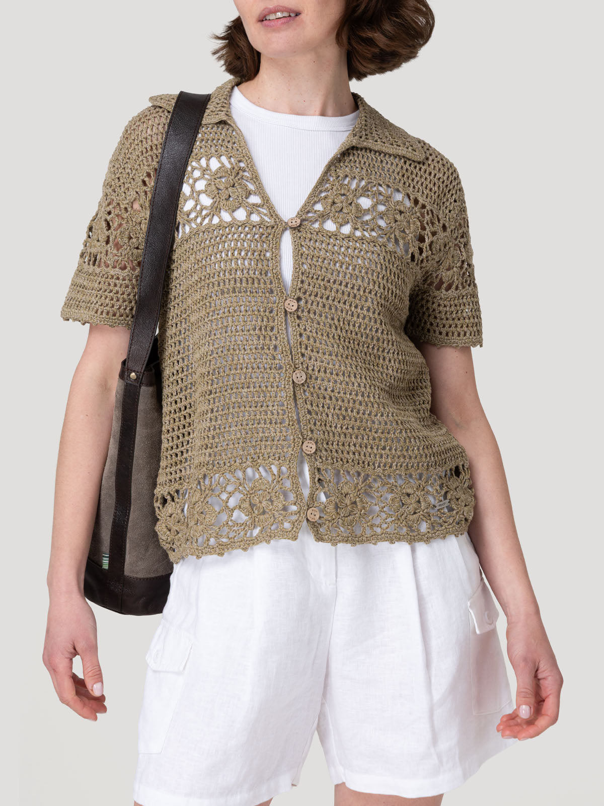 Sweater Algodón Orgánico Mujer Crova Verde Rockford