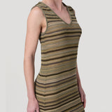 Vestido Algodón Mujer Meadow Verde Rockford