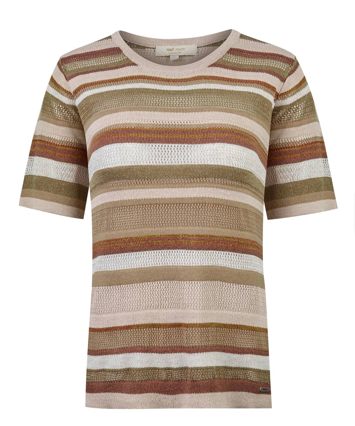 Polera Algodón Orgánico Mujer Marova Café Rockford