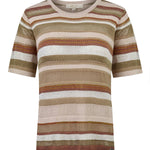 Polera Algodón Orgánico Mujer Marova Café Rockford