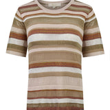 Polera Algodón Orgánico Mujer Marova Café Rockford