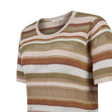 Polera Algodón Orgánico Mujer Marova Café Rockford