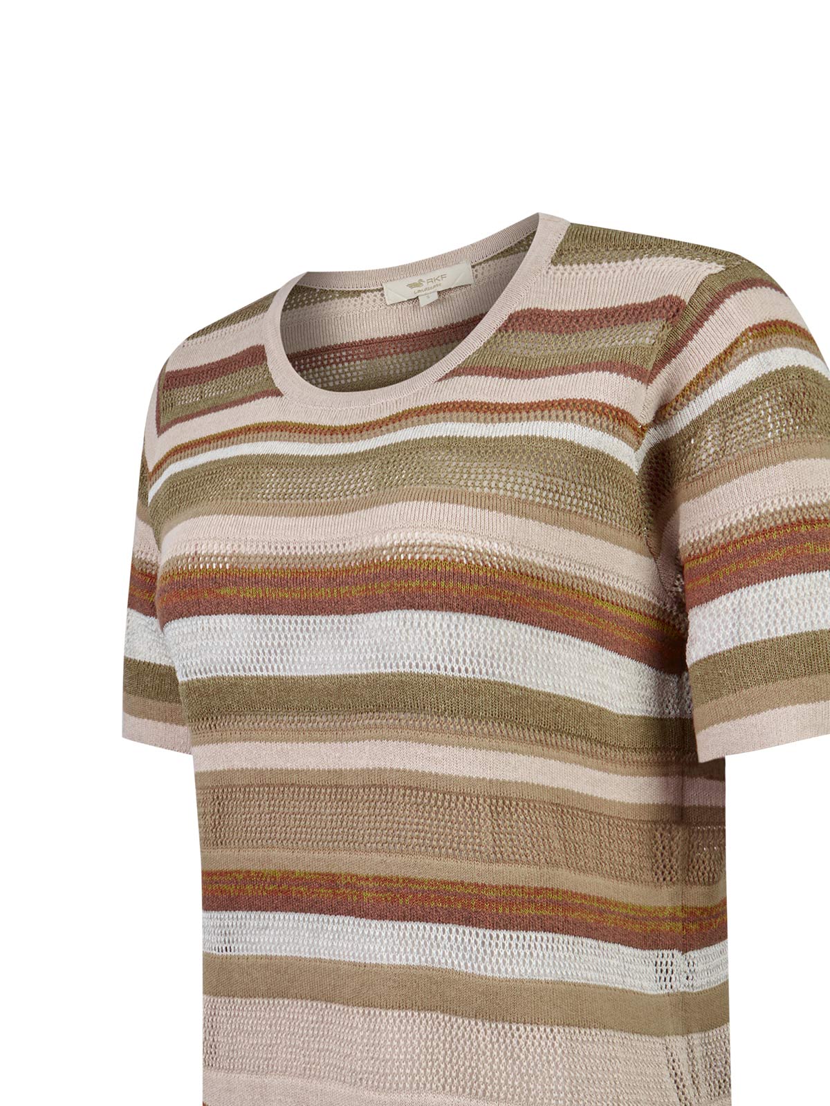 Polera Algodón Orgánico Mujer Marova Café Rockford