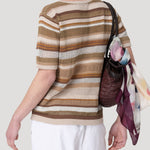 Polera Algodón Orgánico Mujer Marova Café Rockford