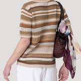 Polera Algodón Orgánico Mujer Marova Café Rockford