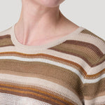 Polera Algodón Orgánico Mujer Marova Café Rockford