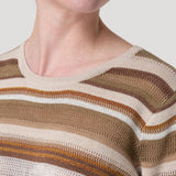 Polera Algodón Orgánico Mujer Marova Café Rockford